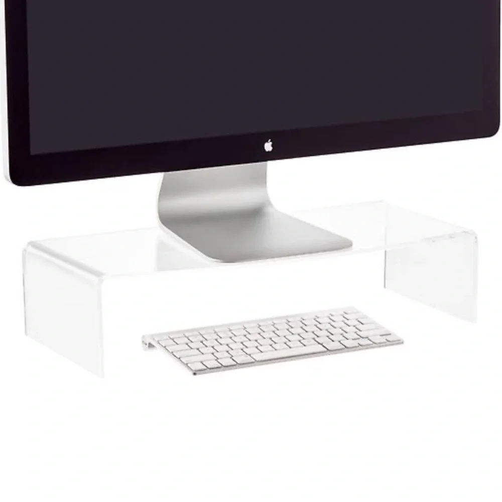 The Container Store Clear Acrylic Monitor Stand Riser